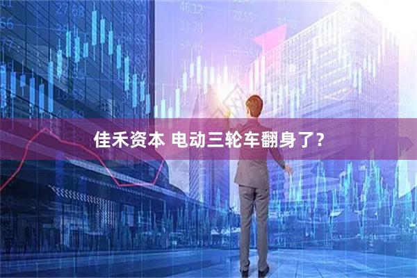 佳禾资本 电动三轮车翻身了？