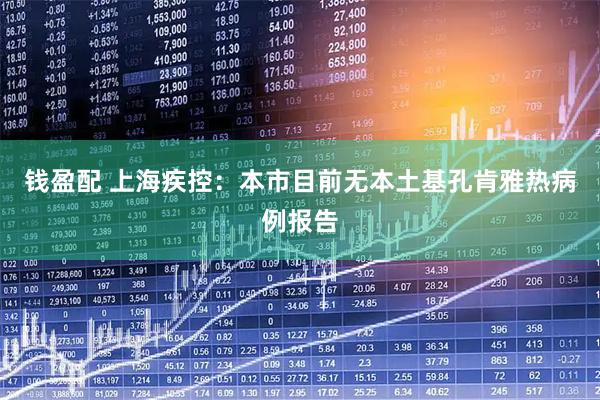 钱盈配 上海疾控：本市目前无本土基孔肯雅热病例报告